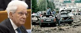 Capaci, Mattarella: "La strage fu un attacco contro la libert&agrave; e la dignit&agrave; degli italiani"