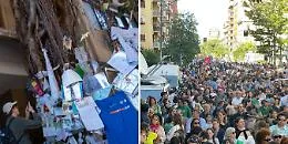 Il giorno dopo il 23 maggio l'albero Falcone rinasce con nuovi disegni, foto e messaggi di bambini