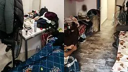 Vivevano in dieci in un appartamento: scoperto dormitorio abusivo nel cuore della Borgata