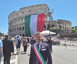 Comitini sfila ai Fori Imperiali: il sindaco Luigi Nigrelli a Roma per la parata del 2 giugno