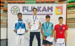 Francesco Palermo campione regionale juniores: la Rembukan Karate Augusta festeggia l'accesso al PalaPellicone