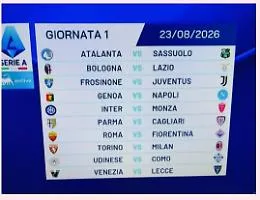 Serie A, il dado &egrave; tratto: esordi, derby e sfide scudetto 