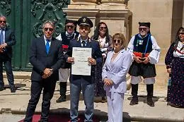 Ragusa, Giuseppe Gulino cavaliere Omri 