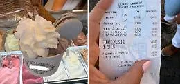 Gelato dolce e un po' "salato" a Roma: turista americana posta scontrino da 44 euro 