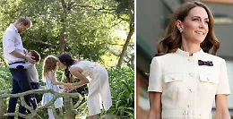 Il ritorno di Harry e Meghan in Inghilterra come un Truman Show con Kate Middleton che storce il naso