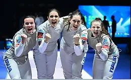 Azzurre imbattibili: quinto oro europeo di fila nel fioretto, Francia ko 45-31 ad Antony