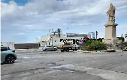 Bomba d'acqua a Trapani: porto e piazza Garibaldi allagati, Brt nel mirino e dubbi sul collaudo della rete fognaria