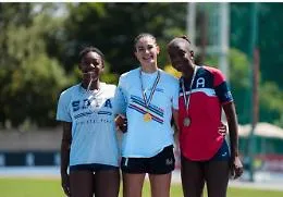 Elisa Valenti reginetta dei salti, oro tricolore e  &ldquo;pass&rdquo; per i Mondiali Under 20