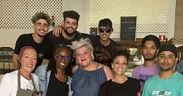 Un pranzo a Ragusa Ibla per l'attrice americana Whoopi Goldberg
