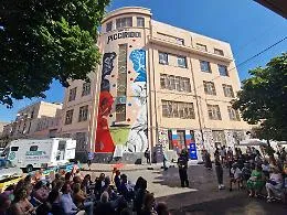 San Cristoforo, inaugurato il murale dei "4 picciriddi". &laquo;Memoria e responsabilit&agrave;&raquo;
