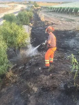 Chiaramonte, incendio in contrada Dicchiara: la protezione civile evita il peggio