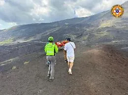 Turista francese ferita ai crateri Silvestri: intervento del Soccorso alpino a Nicolosi Nord
