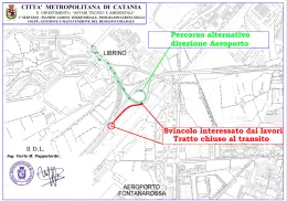 Catania, Asse dei Servizi, venerdi 10 luglio chiusa la rampa di uscita per l'Aeroporto