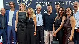 Campioni, dirigenti e tecnici sul red carpet del Taormina Sport Festival 