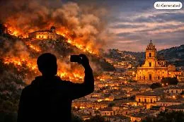 Modica, il presunto piromane catturato grazie a un selfie trovato nel suo telefonino