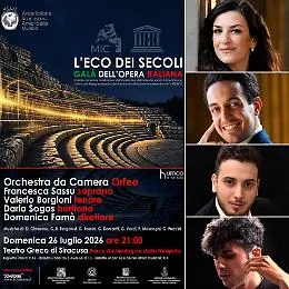 Gran gal&agrave; lirico al Teatro Greco: il melodramma festeggia l'iscrizione all'UNESCO