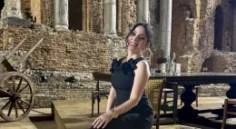 Il theremin di Lina Gervasi incanta Taormina: la magia della musica veste Dolce&Gabbana 