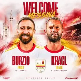 Messina, due colpi "pesanti": Kragl e Burzio