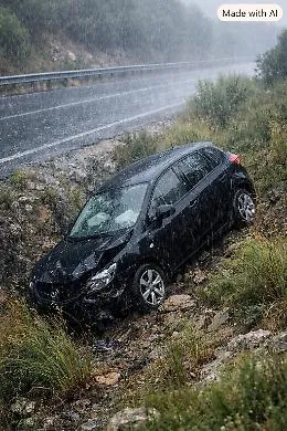 Incidente stradale sulla Modica-Pozzallo, auto finisce nella scarpata