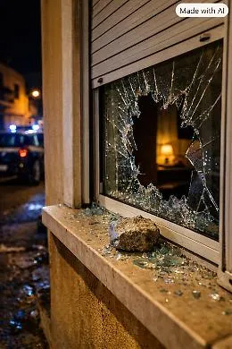 Comiso, pietra contro una finestra nella notte: paura e indignazione in zona Sant'Antonio