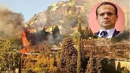 Incendio sotto controllo. De Luca: &laquo;Grazie a chi ha lavorato sul campo&raquo;
