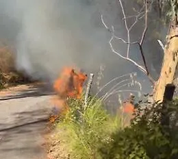 A Taormina domato l'incendio di contrada Ziretto, De Luca: &laquo;Serve un nuovo modello di gestione del territorio&raquo;