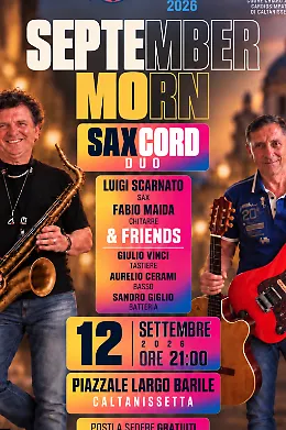 'September Morn': appuntamento con Luigi Scarnato e Fabio Maida al Largo Barile


