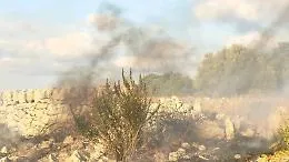 Nuovo incendio a Serra San Bartolo nel Vittoriese, stavolta &egrave; stato domato quasi subito