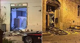Doppio assalto a Mazzarino: spaccata a Unicredit e ad una gioielleria con mezzi pesanti