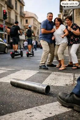 Vittoria, un tubo di metallo a dieci centimetri dalla tragedia