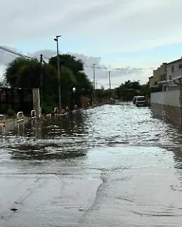 Marina di Modica, allagamento in via del Laghetto dopo l'acquazzone