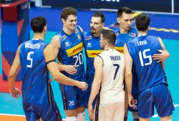 Pallavolo, azzurri senza piet&agrave;: 3-0 alla Danimarca e pass per i quarti 