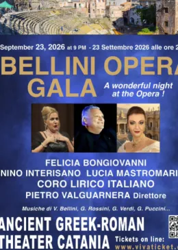 Il cigno canta sulle pietre millenarie: concerto inaugurale del Bellini Festival al teatro greco-romano di Catania