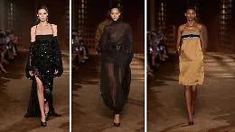 Ferragamo rilegge gli anni Quaranta: rigore, drappeggio e sculture in passerella