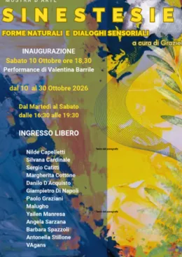A Palermo la mostra &ldquo;Sinestesie&rdquo;: una magica contaminazione dei sensi
