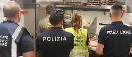 Cibo non tracciato, lavoratori irregolari e allaccio elettrico abusivo: la Polizia irrompe in ristorante e sala eventi alla Zona Industriale