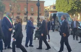 Palermo, il presidente Mattarella alla proiezione del film su Biagio Conte