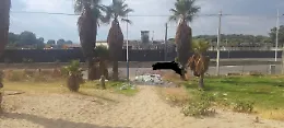 Playa, una spiaggia libera trasformata in una discarica a cielo aperto