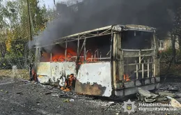Ucraina, attacco russo a un bus a Kramatorsk: 33 morti e 18 feriti