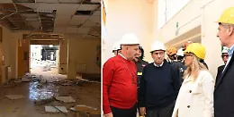 Trombe marine, Schifani nei luoghi devastati: &laquo;Risorse disponibili e presto gli alunni torneranno a scuola&raquo;