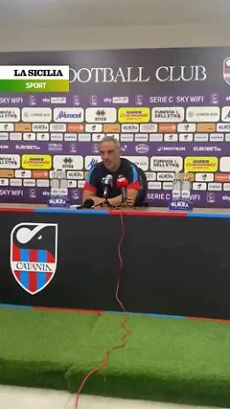 Il Catania sfida il Benevento per il primo posto. Mister Toscano: &laquo;Concentrati e attenti, ma non tesi&raquo;. Il video