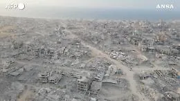 Gaza non esiste pi&ugrave;: le immagini shock riprese dal drone