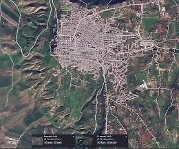Frana di Niscemi, l'elaborazione grafica che mostra la collina scivolare via