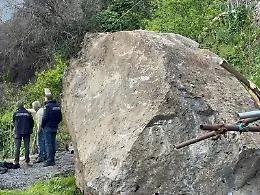Stanziati 500mila euro per la frana alla Timpa