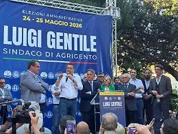 Ad Agrigento Salvini benedice &laquo;gli amici della Dc&raquo;. E Sammartino sdogana il patto: &laquo;Progetto che guarda alle Regionali&raquo;