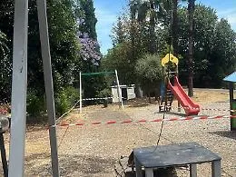 Parco Mendes, tranciata la &ldquo;zipline&rdquo; dei bambini