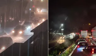 Nubifragio tra Giarre e Acireale: allagamenti sull'autostrada A18, soccorsi alcuni automobilisti intrappolati