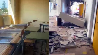 Nella scuola epicentro del disastro: il piano di evacuazione tempestivo e il supporto psicologico per i 274 bambini