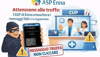 Falsi messaggi dal centro prenotazioni sanitarie: allarme dell'ASP di Enna contro la truffa dei numeri a pagamento