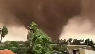 Marsala: la forza impressionante del tornando, il vortice inarrestabile travolge di tutto